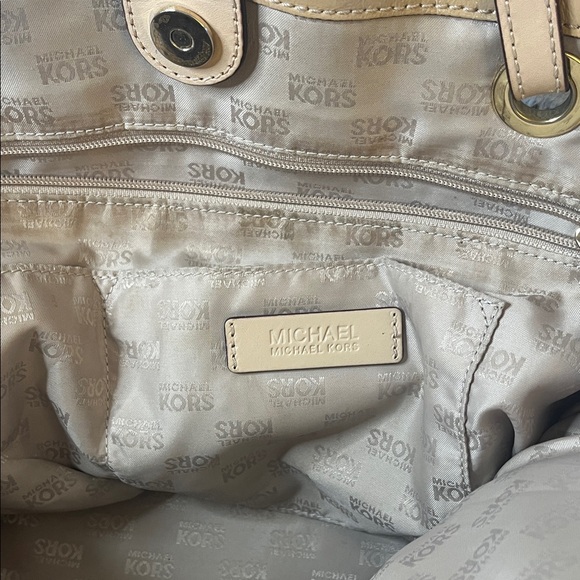 Michael Kors Tan Patent Leather Tote
